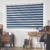 Navy Blue Day & Night Vision Blinds